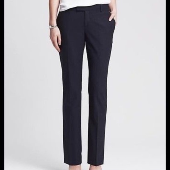 NWT Banana Republic Black Martin Fit Trousers - Picture 1 of 8